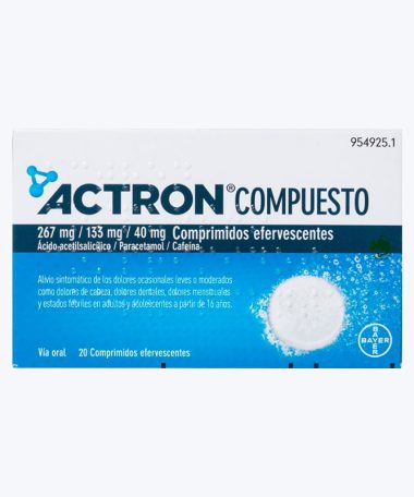 ACTRON COMPUESTO 20 COMPRIMIDOS EFERVESCENTES