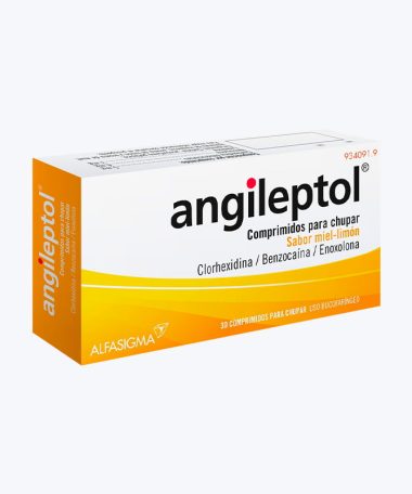 ANGILEPTOL 30 COMPRIMIDOS PARA CHUPAR MIEL-LIMON