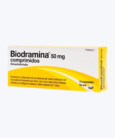BIODRAMINA 50 MG 12 COMPRIMIDOS