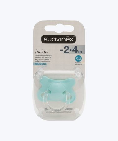 CHUPETE SILICONA T FISIOLOGICA SUAVINEX FUSION 2-4 M 1 U