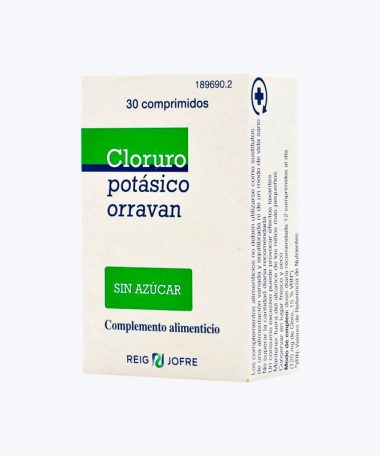 CLORATO POTASICO AROMATIZADO ORRAVAN 30 COMPRIMIDOS PARA CHUPAR