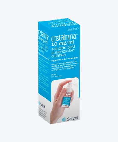 CRISTALMINA 10 MG/ML SOLUCION TOPICA PULVERIZADOR 25ML