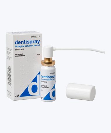 DENTISPRAY 50 MG/ML AEROSOL BUCAL SOLUCION 5 ML