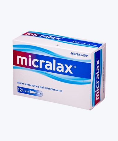 MICRALAX 45 MG/450 MG EMULSION RECTAL 12 MICROENEMAS 5 ML