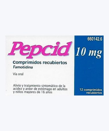 PEPCID 10 MG 12 COMPRIMIDOS RECUBIERTOS
