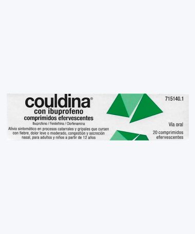 COULDINA CON IBUPROFENO 400/2/7.5 MG 20 COMPRIMIDOS EFERVESCENTES