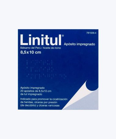 LINITUL 20 APOSITOS MONODOSIS 15 X 25 CM