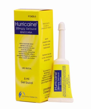 HURRICAINE 200 MG ML GEL TOPICO 6ML