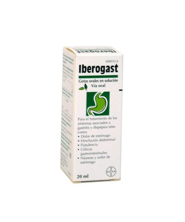 IBEROGAST GOTAS ORALES SOLUCION 1 FRASCO 20 ML