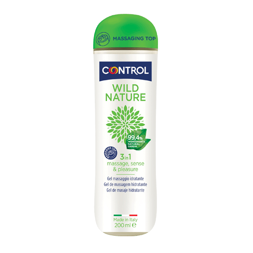 CONTROL GEL MASAJE WILD NATURE 200ML CONTROL GEL MASAJE WILD NATURE 200ML