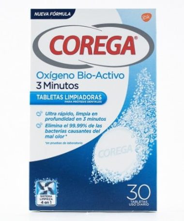 COREGA OXIGENO BIO-ACTIVO 3 MIN 30TABLETAS