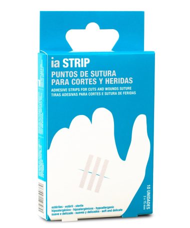 INTERAPOTHEK HERIDITAS PUNTOS SUTURA ESTERIL 3X75 MM 10UND