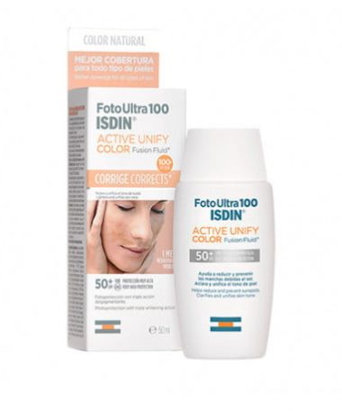 ISDIN SOLAR FOTOULTRA100 FUSION FLUID ACTIVE UNIFY COLOR 50ML