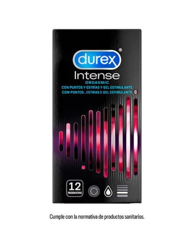 DUREX INTENSE ORGASMIC PRESERVATIVOS 12 PRESERVATIVOS