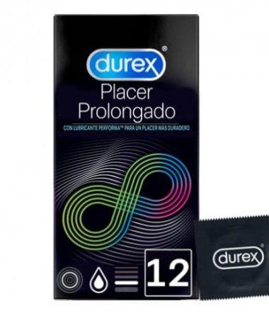 DUREX PRESERVATIVO PLACER PROLONGADO 12UND