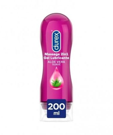 durex play massage lubricante aloe vera 200ml