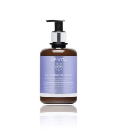 APIVITA ESPUMA LIMPIADORA FACIAL Y OJOS FOAM 3 EN 1 OLIVA Y LAVANDA 300ML.001