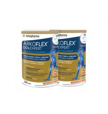ARKOFLEX DOLEXPERT COLAGENO CURCUMA SABOR NARANJA 390G PACK