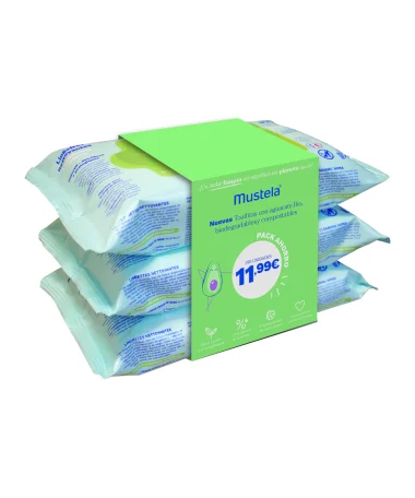 Mustela Toallitas Ecologicas 3x60uds