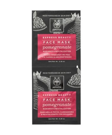 Apivita Mascarilla Facial Granada 2x8ml.001
