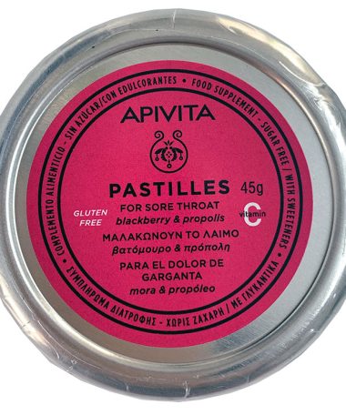 Apivita Pastillas Mora Propoleo 45g