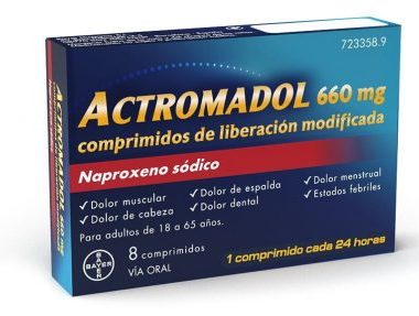 Actromadol 660 Mg 8 Comprimidos Liberacion Modificada