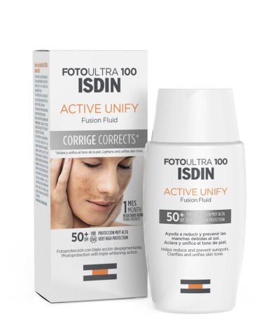 Isdin Solar Fotoultra 100 Fusion Fluid Active Unify Spf50 50ml
