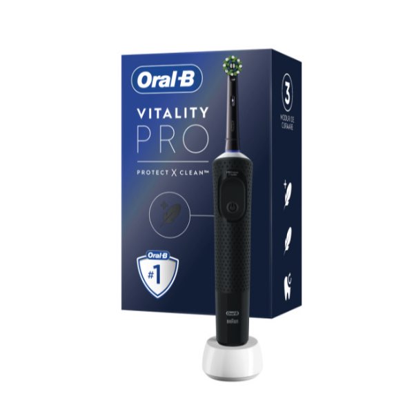 Oralb Pack Cepillo Electrico Vitality Pro Negro.001 Oralb Pack Cepillo Electrico Vitality Pro Negro.001