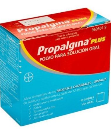 Propalgina Plus 10 Sobres Polvo Para Solucion Oral