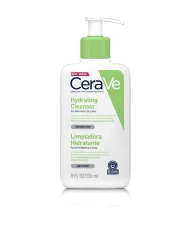 cerave limpiadora crema espuma hidratante 236ml