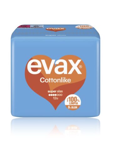 evax compresas cottonlike super alas 12und.001