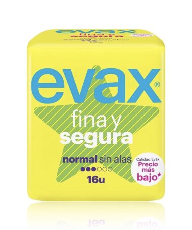 evax compresas fina segura normal 16und.001