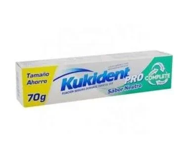 kukident pro complete sabor neutro 70g