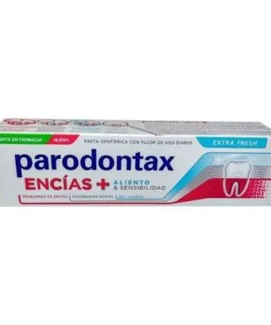 parodontax encias aliento sensibilidad extra fresh 1 tubo 75 ml