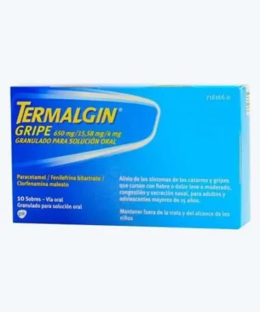 termalgin gripe 650 mg1558 mg4 mg 10 sobres granulado para solucion oral