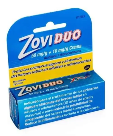 zoviduo 50 mgg 10 mgg crema 1 tubo 2 g