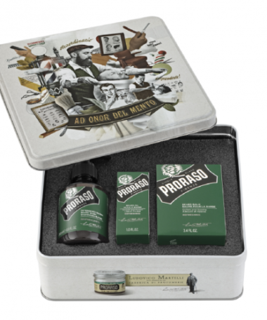 proraso estuche cuidado barba refrescante