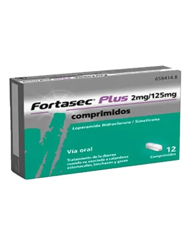 fortasec plus 2 mg125 mg 12 comprimidos
